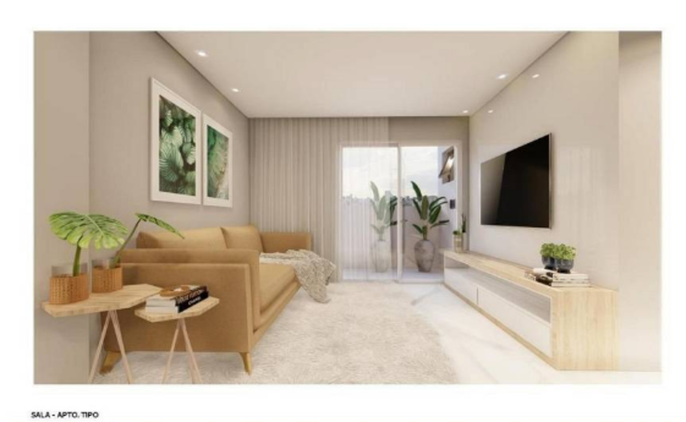Apartamento à venda com 2 quartos, 59m² - Foto 2