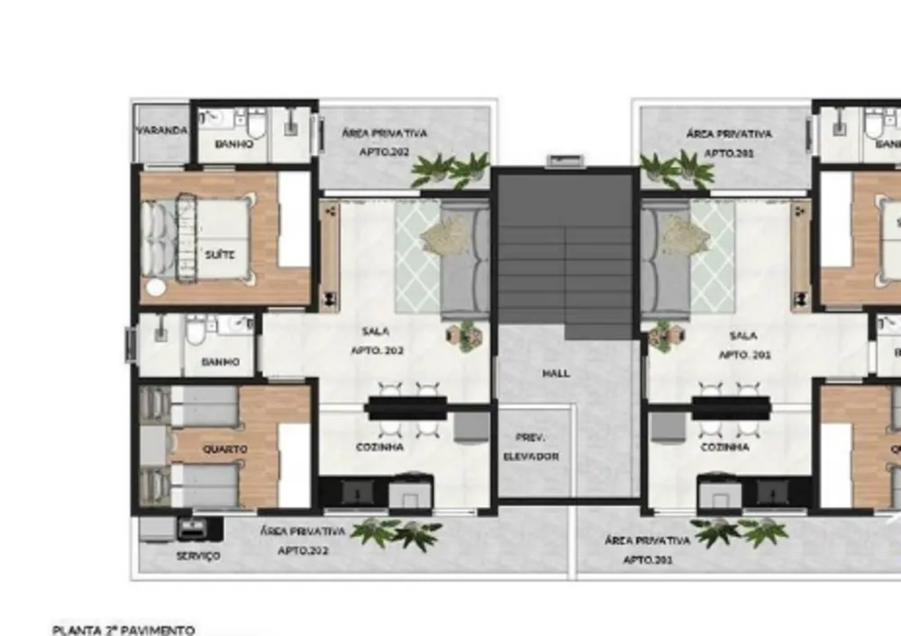 Apartamento, 2 quartos, 59 m² - Foto 6