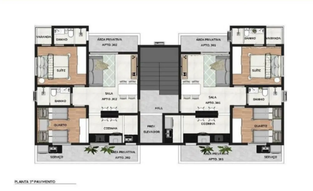 Apartamento, 2 quartos, 59 m² - Foto 13