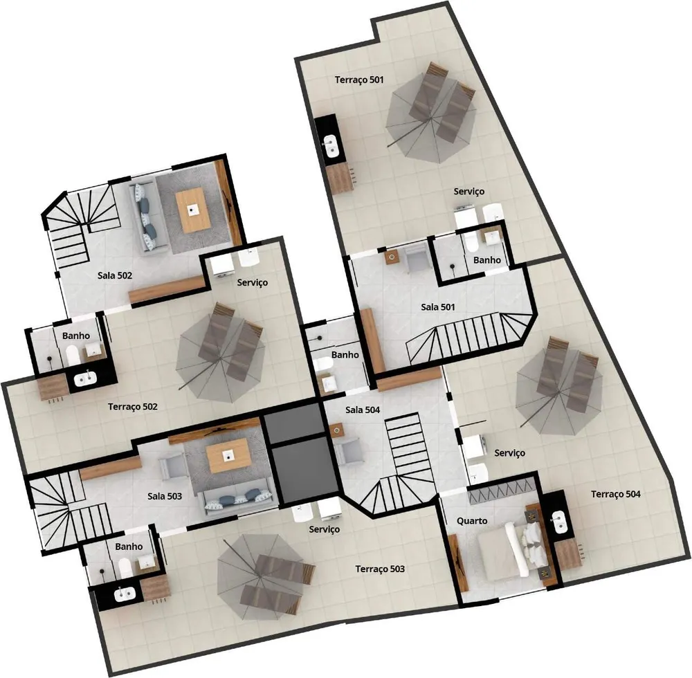 Apartamento, 3 quartos, 55 m² - Foto 7