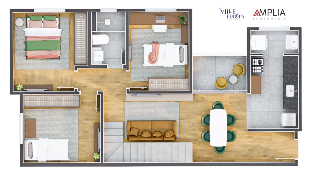 Apartamento, 3 quartos, 70 m² - Foto 8