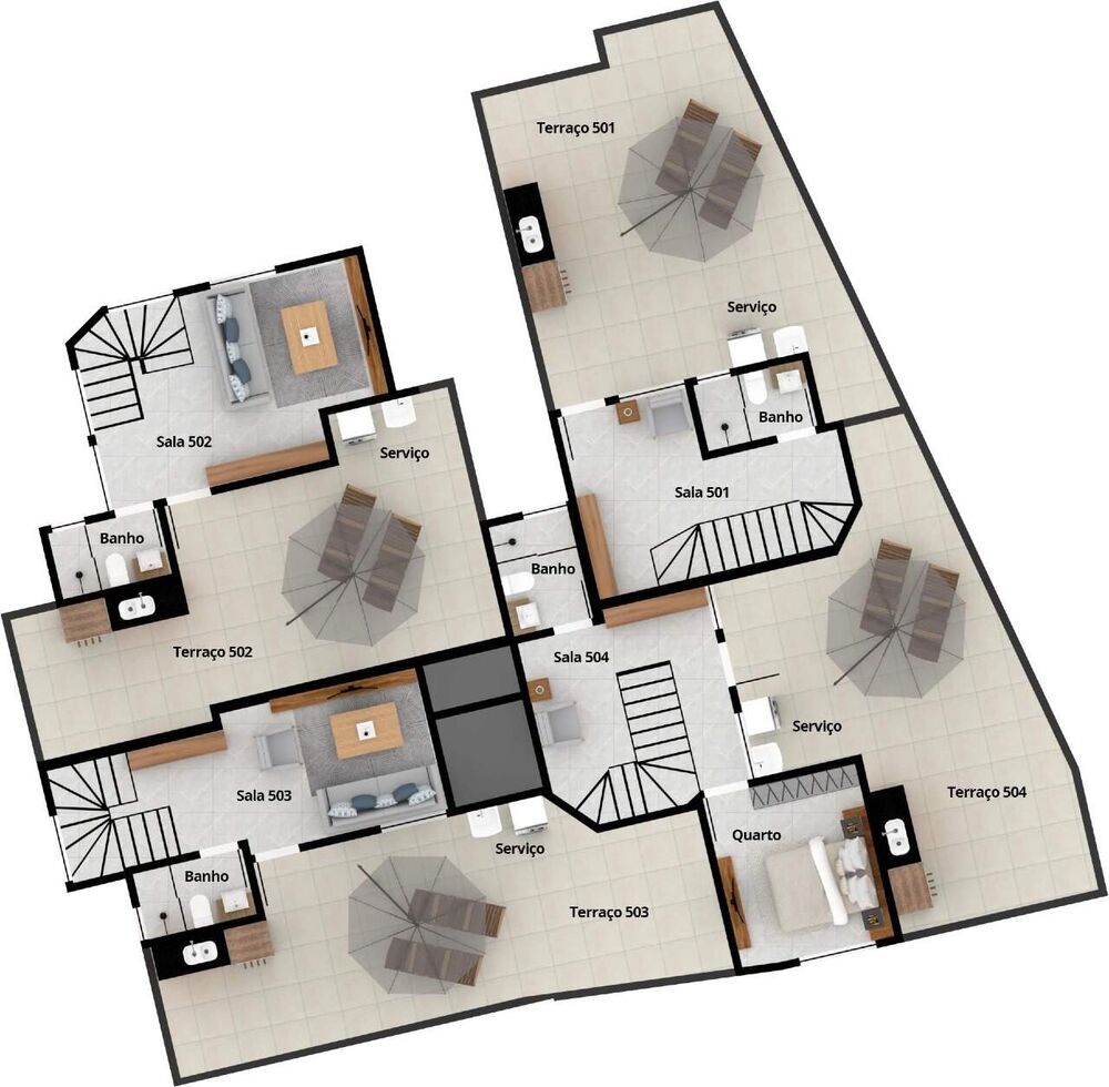 Apartamento, 2 quartos, 55 m² - Foto 1