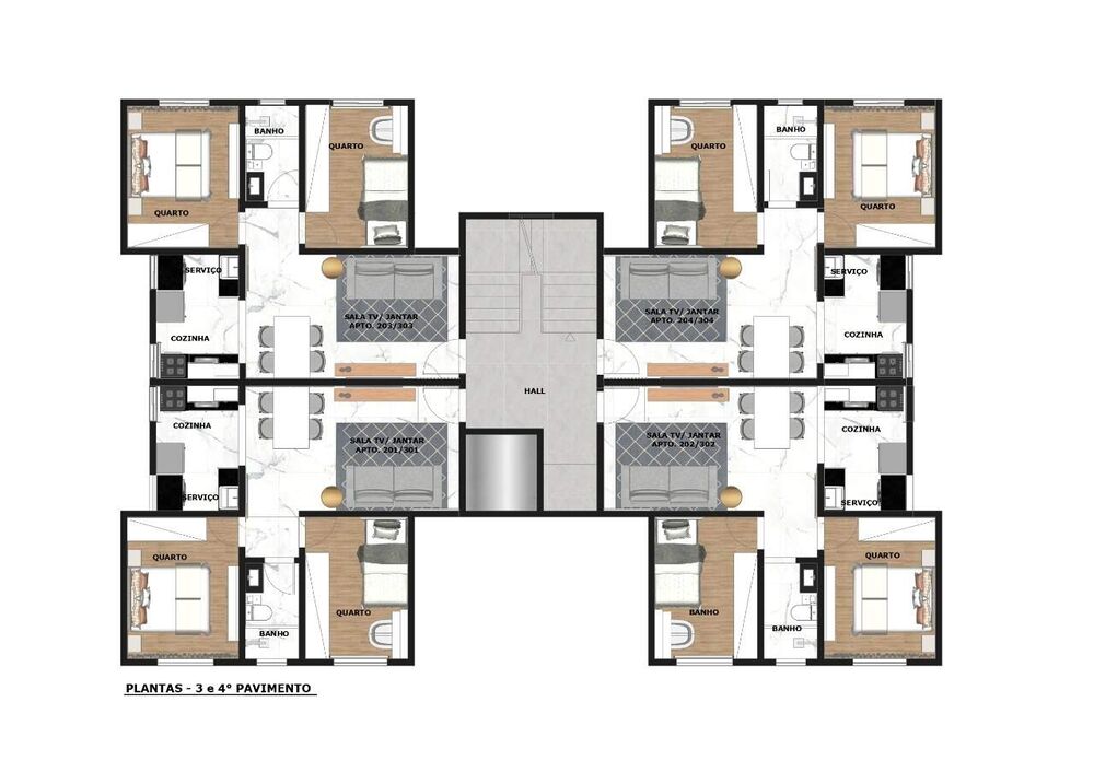 Apartamento, 2 quartos, 50 m² - Foto 1