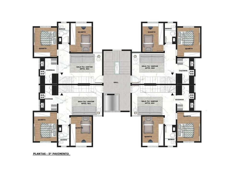 Apartamento, 2 quartos, 50 m² - Foto 1