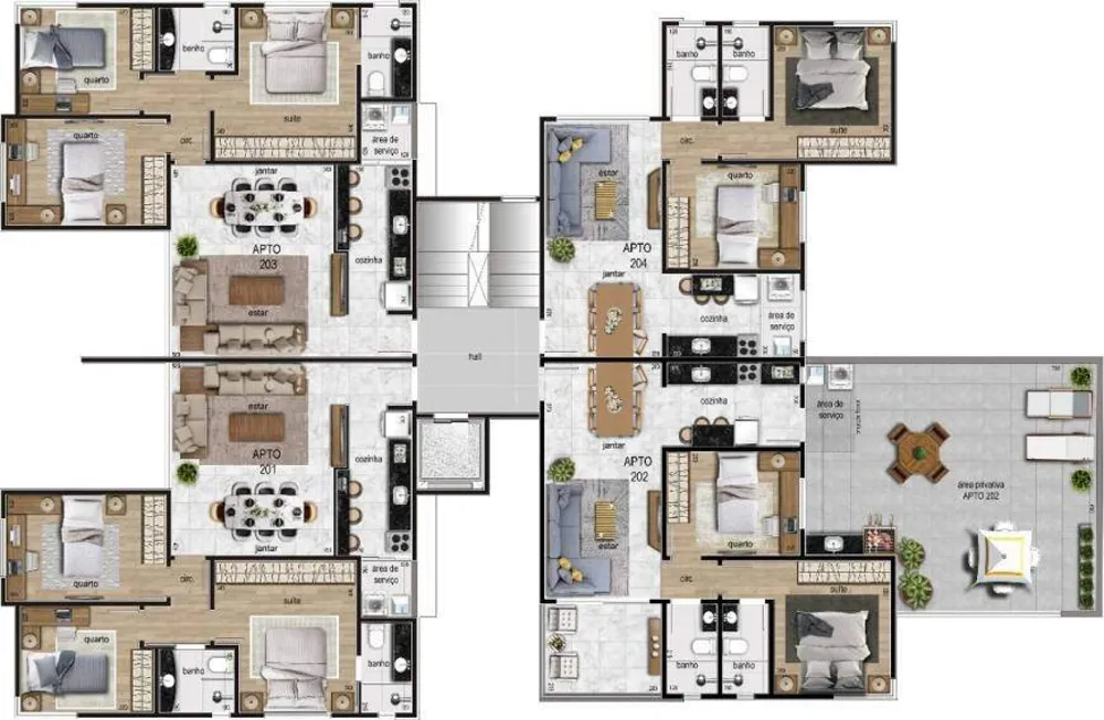 Cobertura, 3 quartos, 118 m² - Foto 1