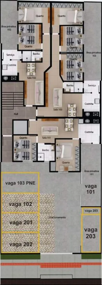 Apartamento, 2 quartos, 73 m² - Foto 6