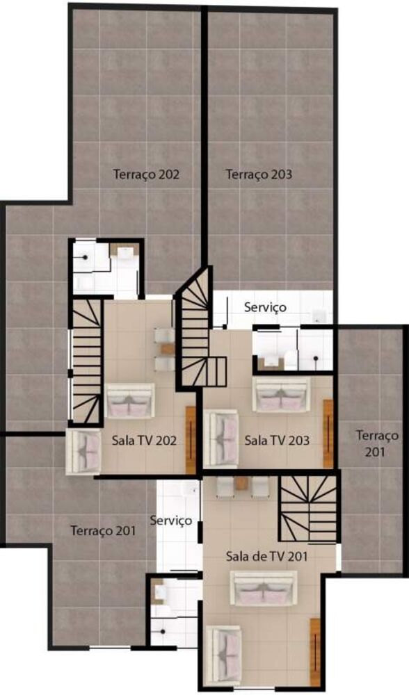 Apartamento, 2 quartos, 73 m² - Foto 3