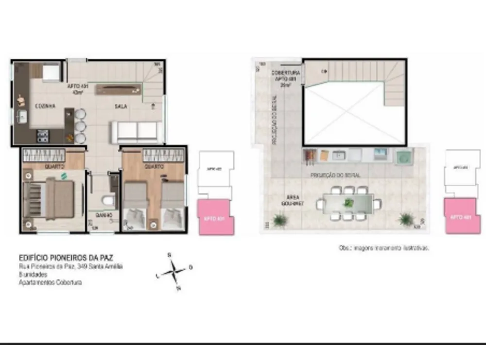 Apartamento, 3 quartos, 45 m² - Foto 8
