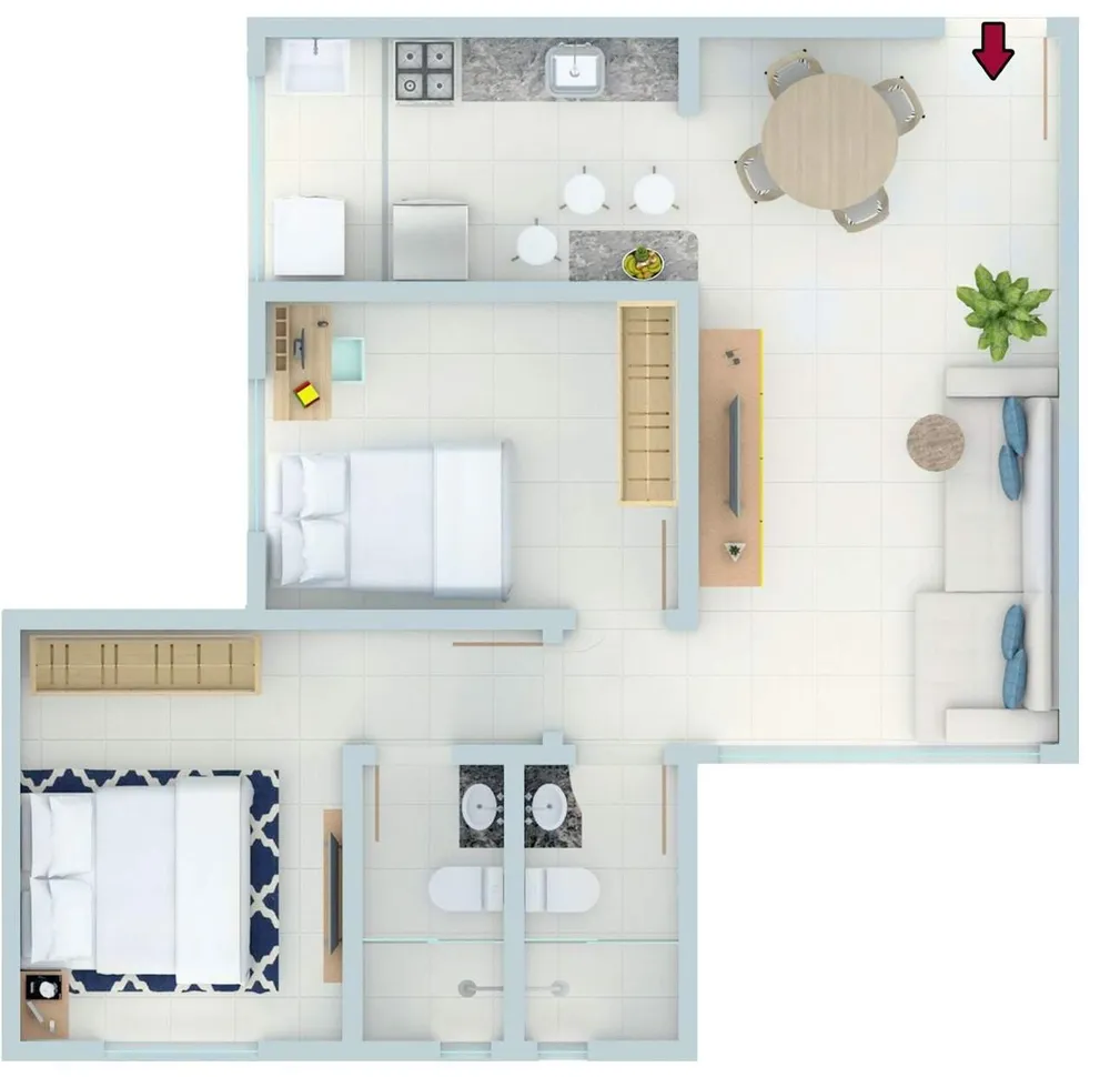 Apartamento, 2 quartos, 52 m² - Foto 12