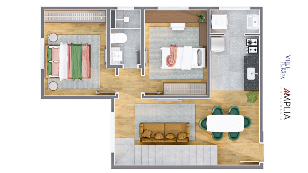 Apartamento, 3 quartos, 70 m² - Foto 4