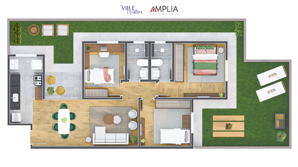 Apartamento, 3 quartos, 70 m² - Foto 2