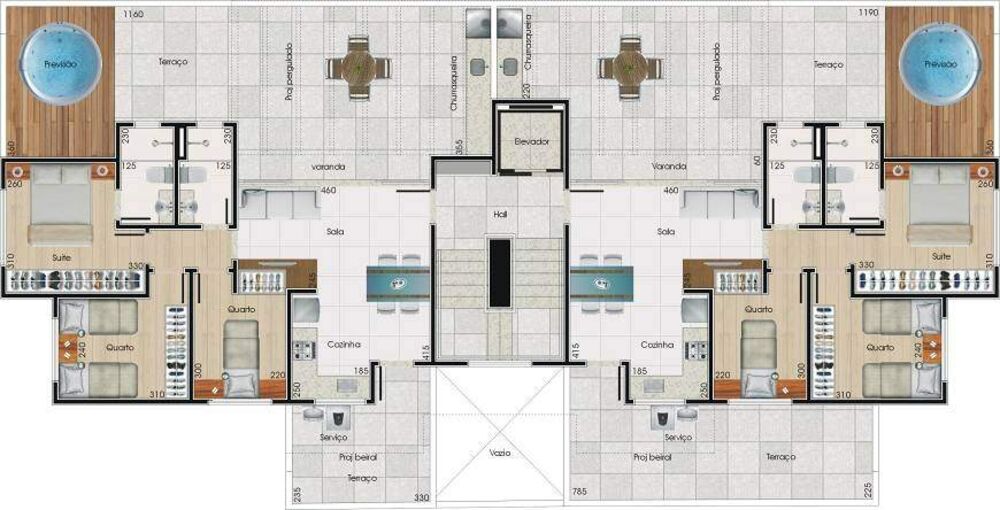 Apartamento, 3 quartos, 60 m² - Foto 2