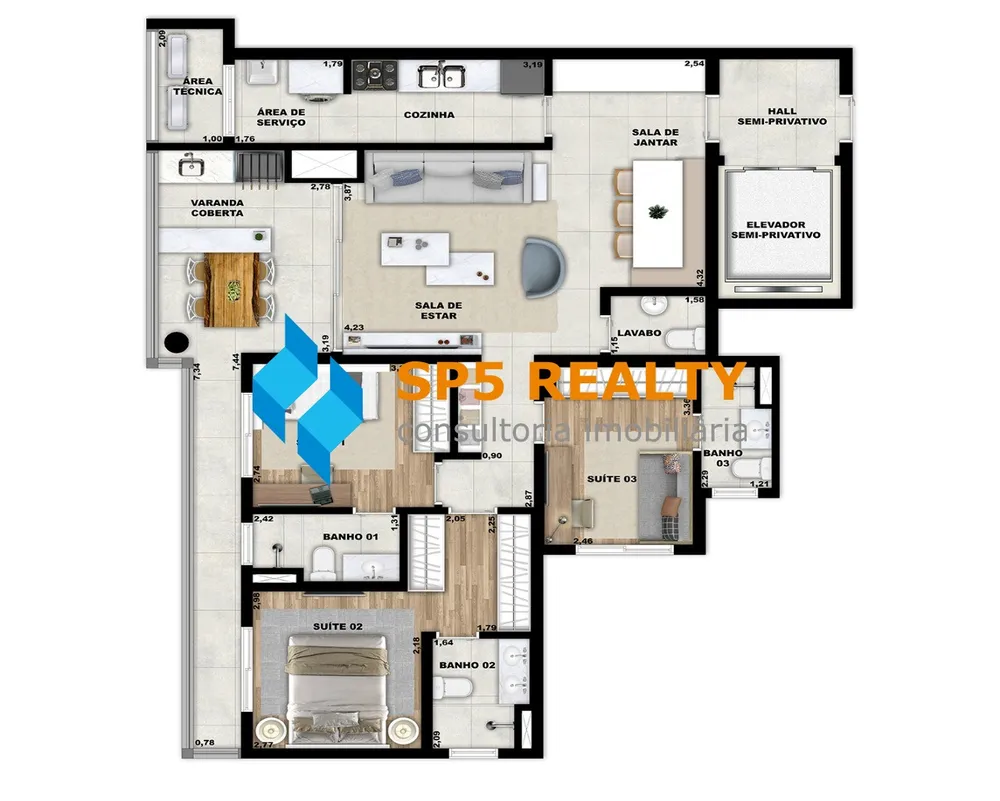 Apartamento, 3 quartos, 112 m² - Foto 20