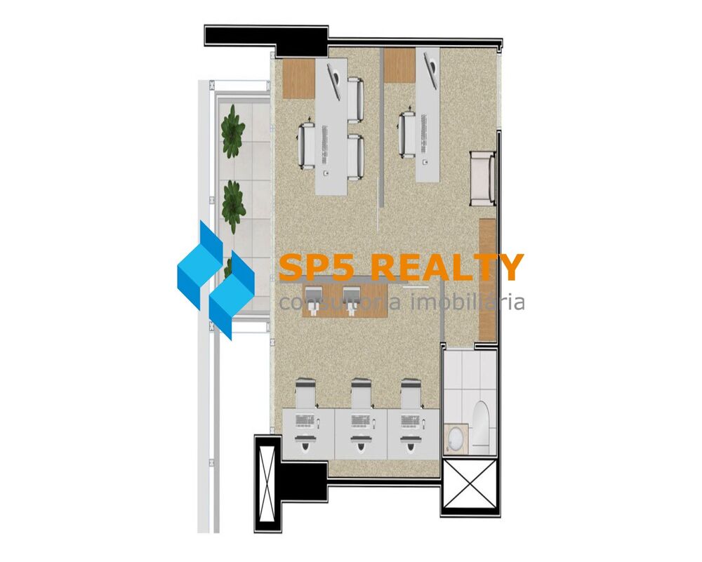 Apartamento, 1 quarto, 52 m² - Foto 1