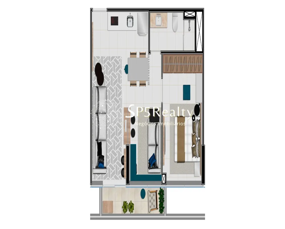 Apartamento, 2 quartos, 50 m² - Foto 4