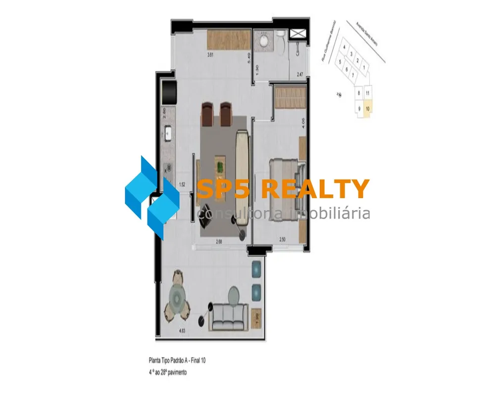 Apartamento, 1 quarto, 42 m² - Foto 17