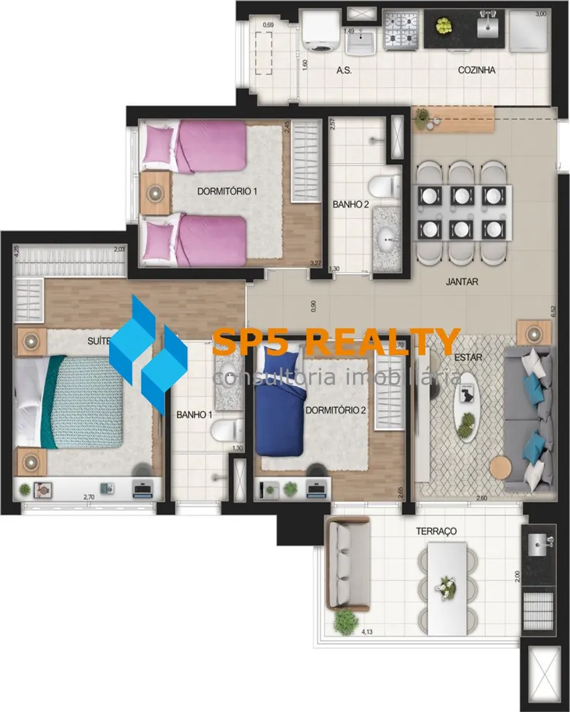 Apartamento, 2 quartos, 67 m² - Foto 10