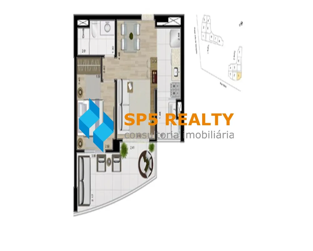 Apartamento, 1 quarto, 61 m² - Foto 16