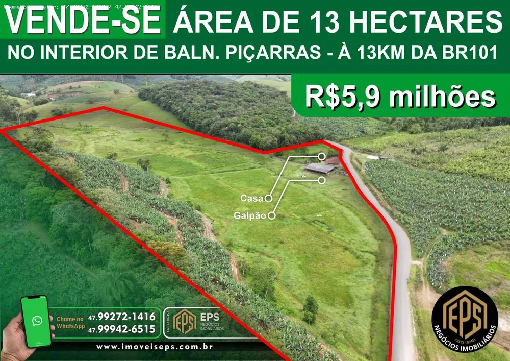 Terreno, 13 hectares - Foto 2
