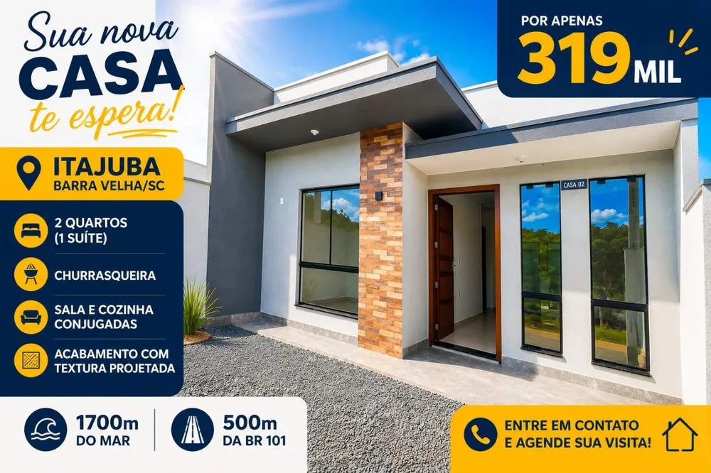 Casa, 2 quartos - Foto 1