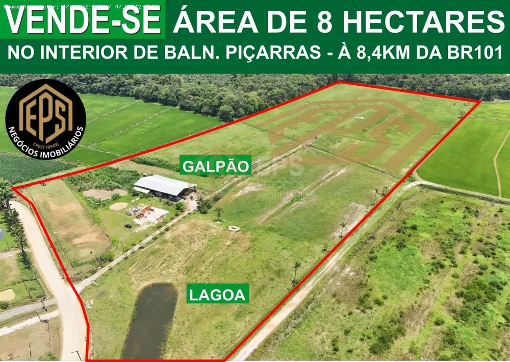 Terreno, 8 hectares - Foto 1