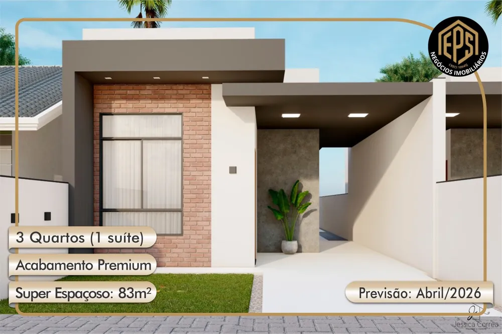 Casa, 3 quartos - Foto 1