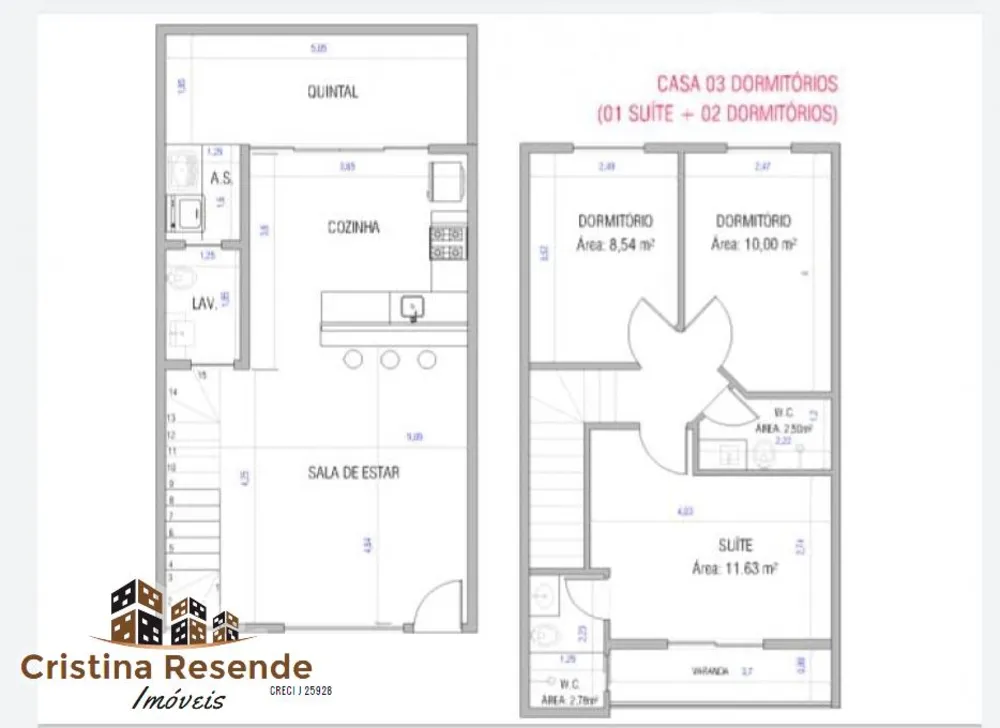 Casa de Condomínio, 3 quartos - Foto 5