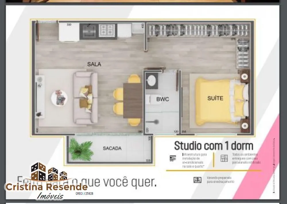 Apartamento, 1 quarto - Foto 4