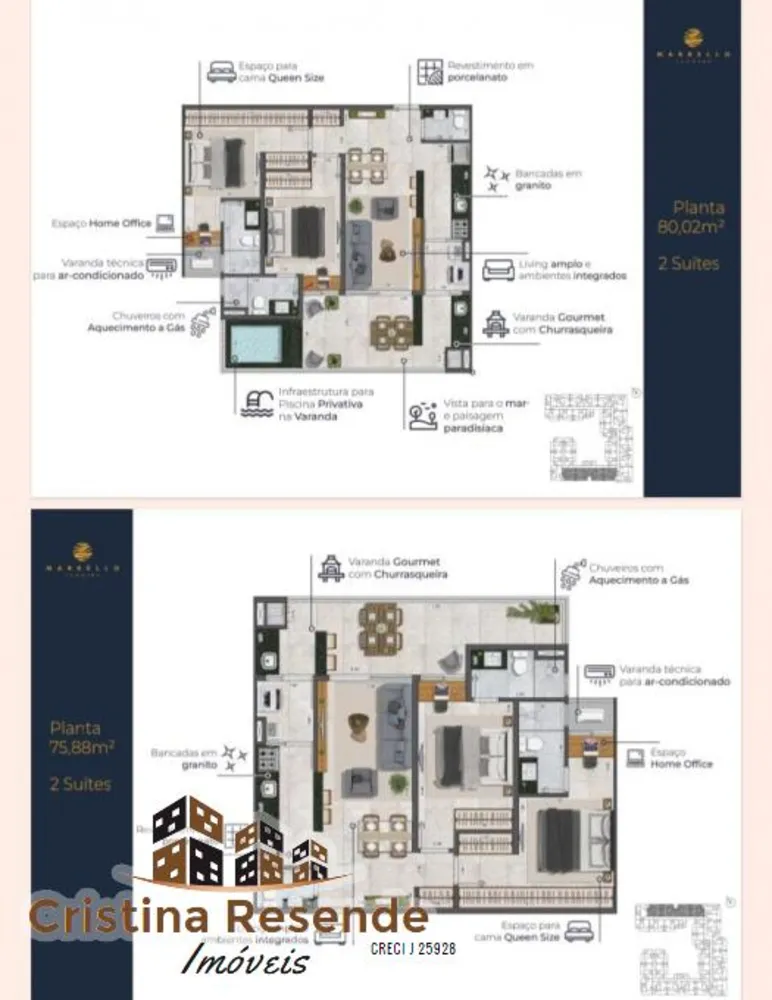 Apartamento, 2 quartos, 70 m² - Foto 8