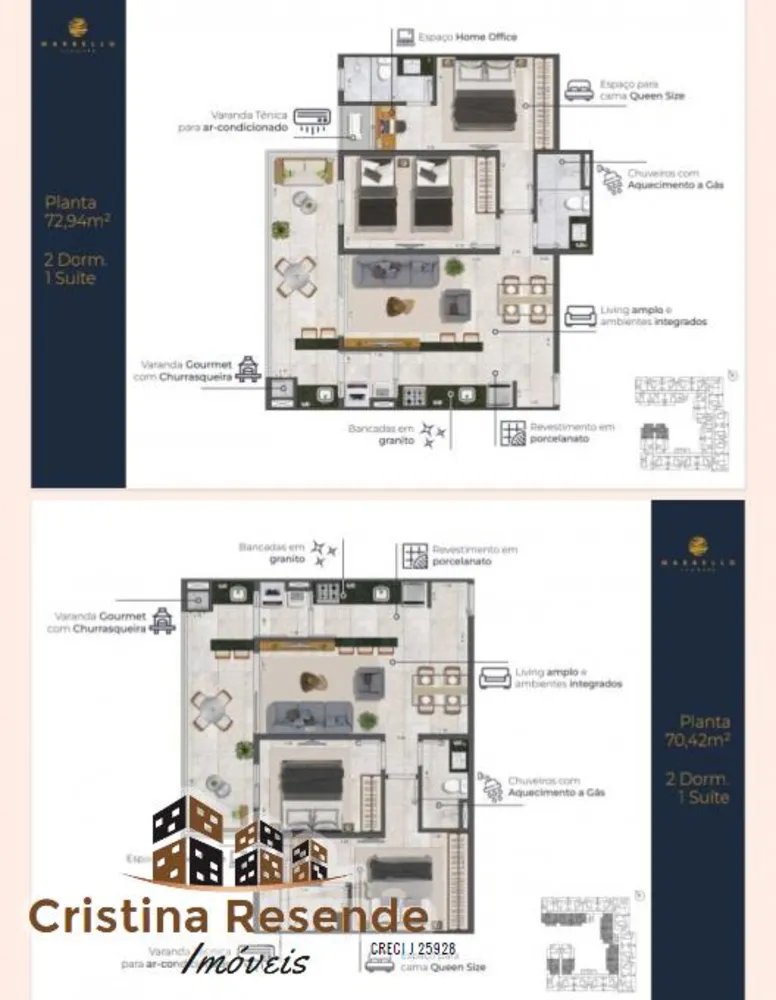 Apartamento, 2 quartos, 70 m² - Foto 7