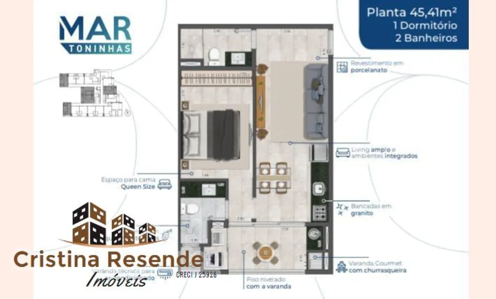 Apartamento, 1 quarto, 36 m² - Foto 20