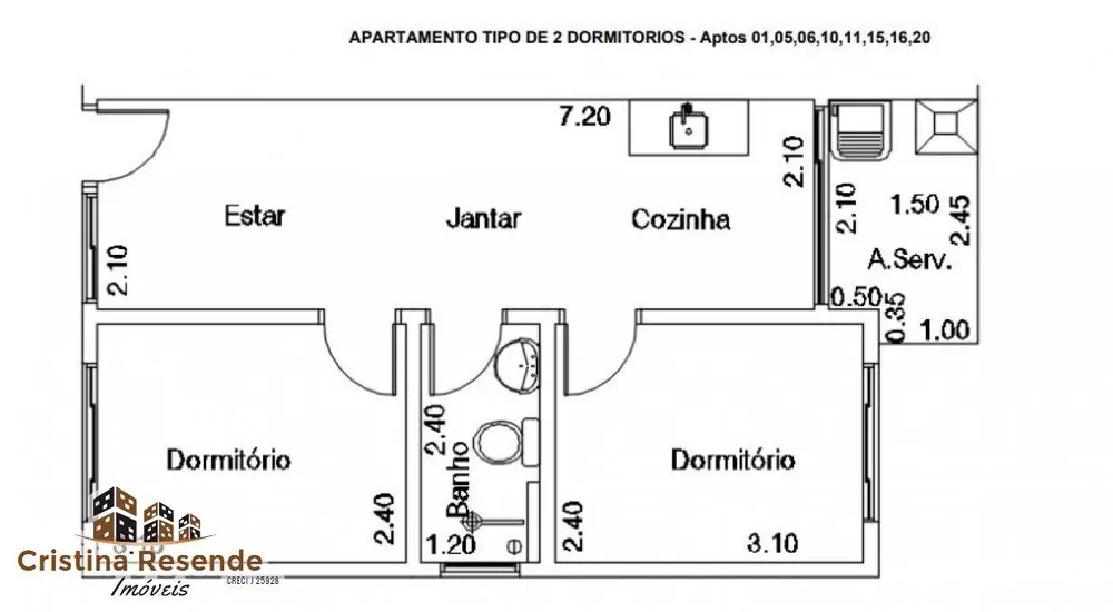 Apartamento, 1 quarto - Foto 4