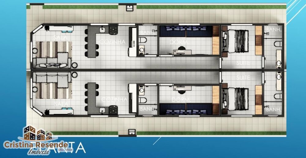 Casa, 2 quartos, 72 m² - Foto 12