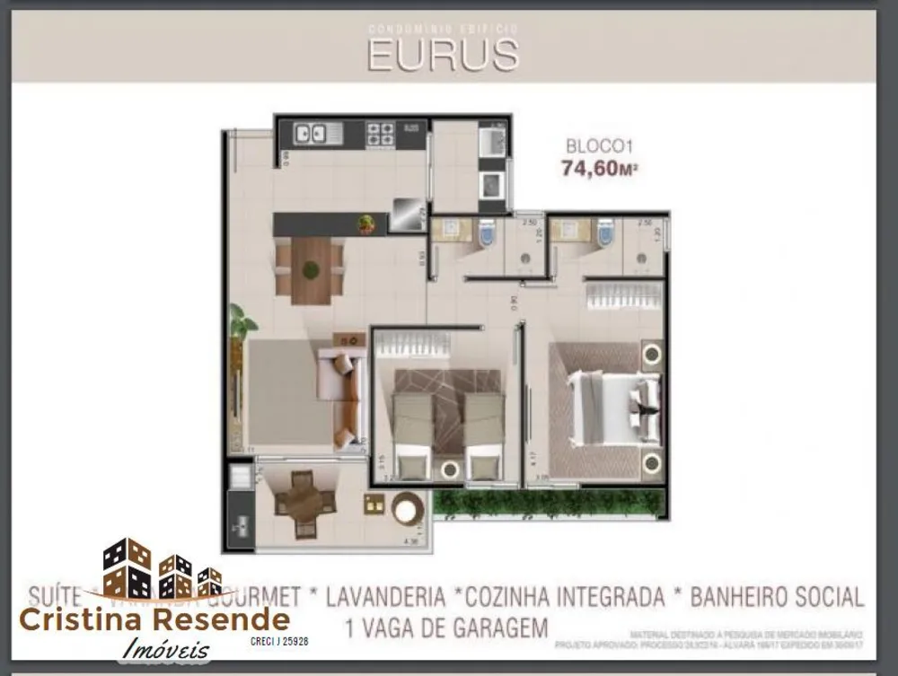 Apartamento, 2 quartos - Foto 6