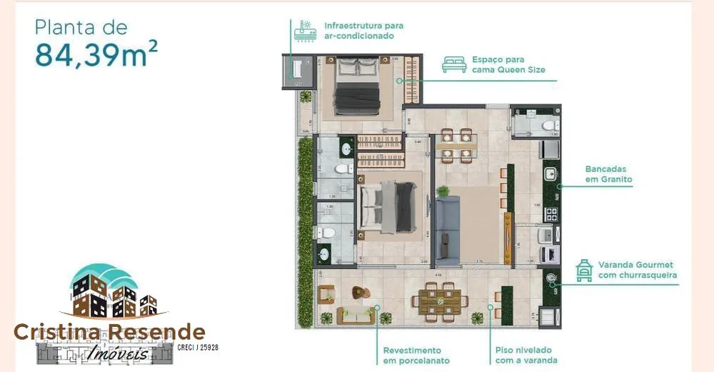 Apartamento, 2 quartos, 73 m² - Foto 11