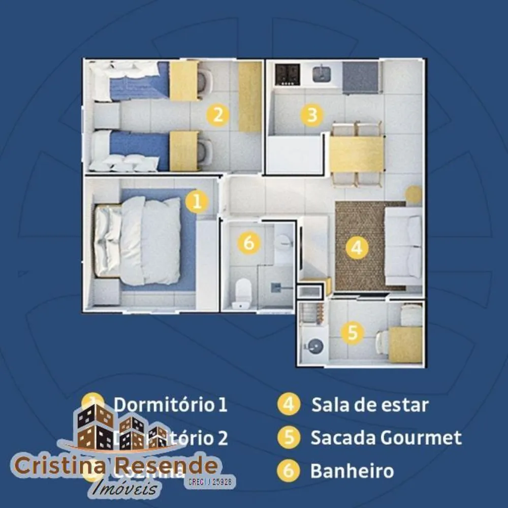 Casa de Condomínio, 2 quartos - Foto 12