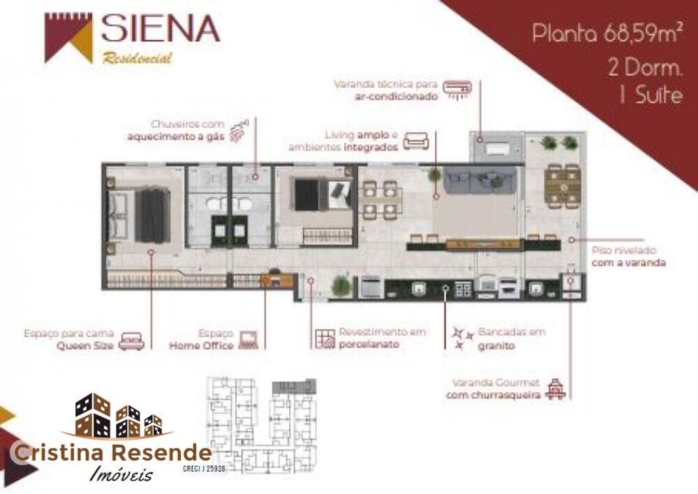 Apartamento, 2 quartos - Foto 22