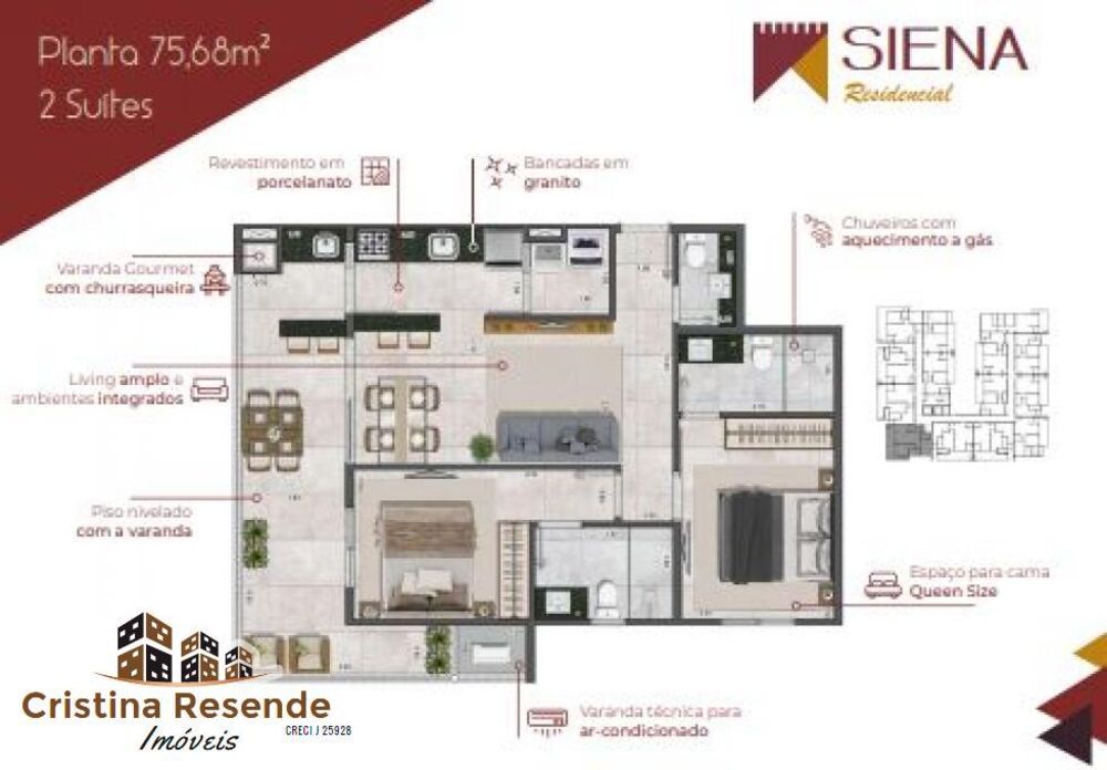 Apartamento, 2 quartos - Foto 21