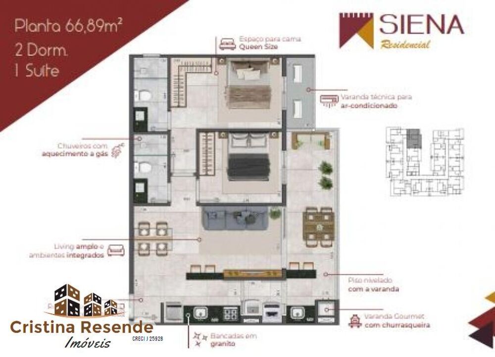 Apartamento, 2 quartos - Foto 23