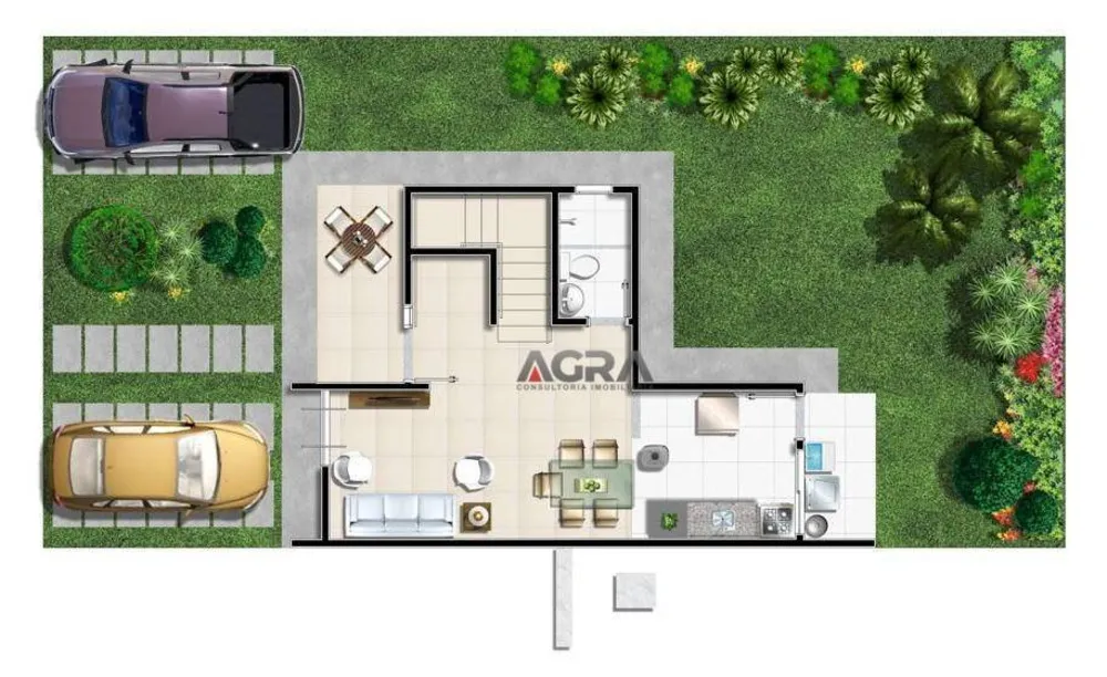 Casa de Condomínio, 2 quartos - Foto 3