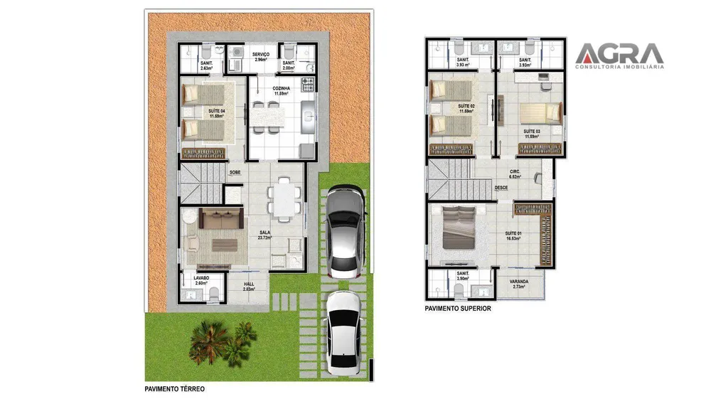 Casa de Condomínio, 4 quartos - Foto 3