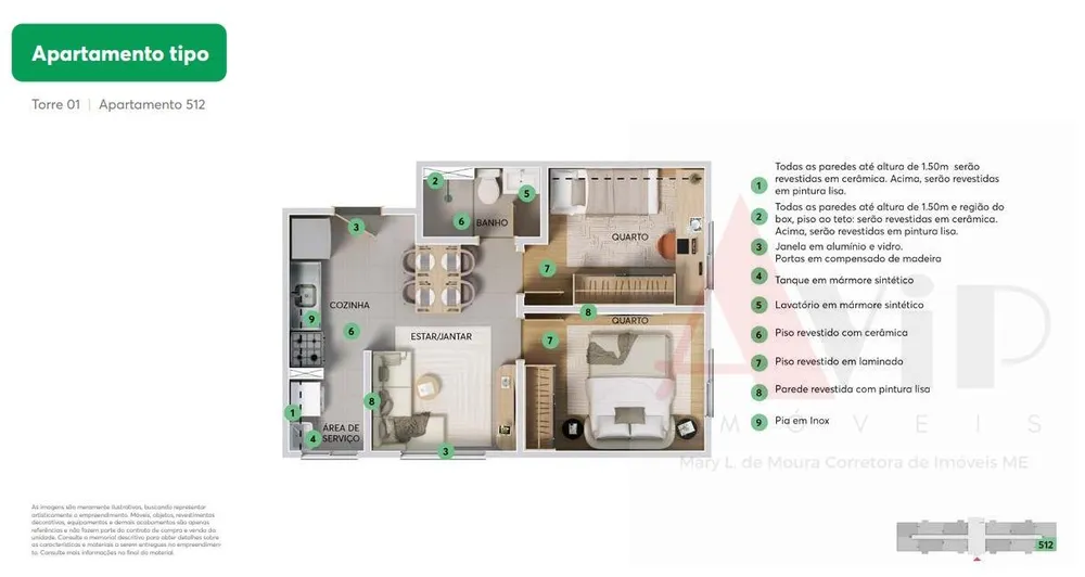 Apartamento, 2 quartos, 41 m² - Foto 5