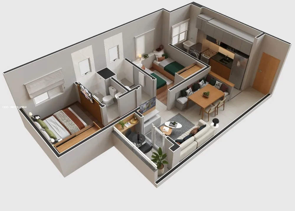 Apartamento, 2 quartos, 43 m² - Foto 5