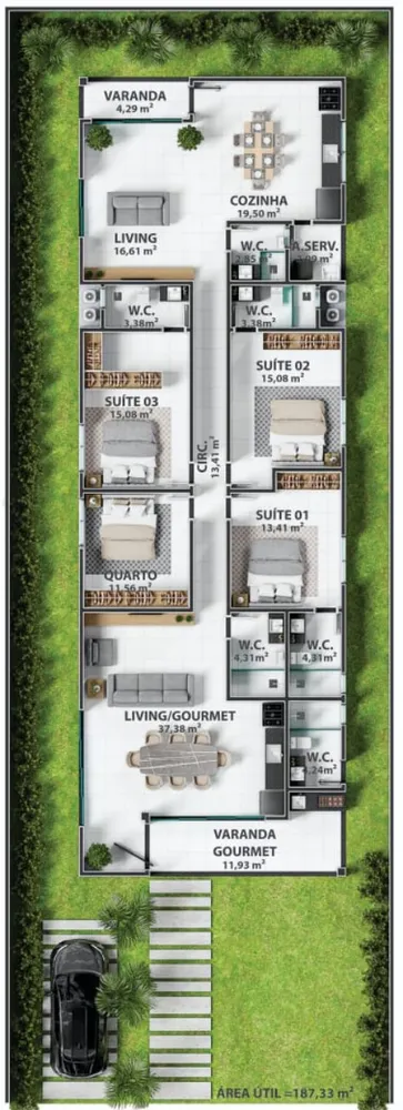 Casa, 4 quartos, 202 m² - Foto 7