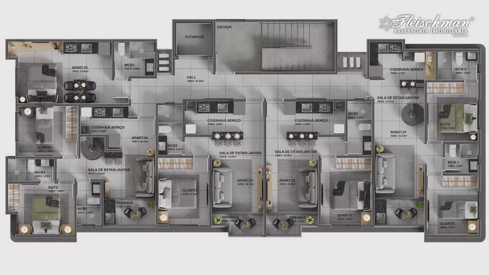 Apartamento, 2 quartos, 52 m² - Foto 15