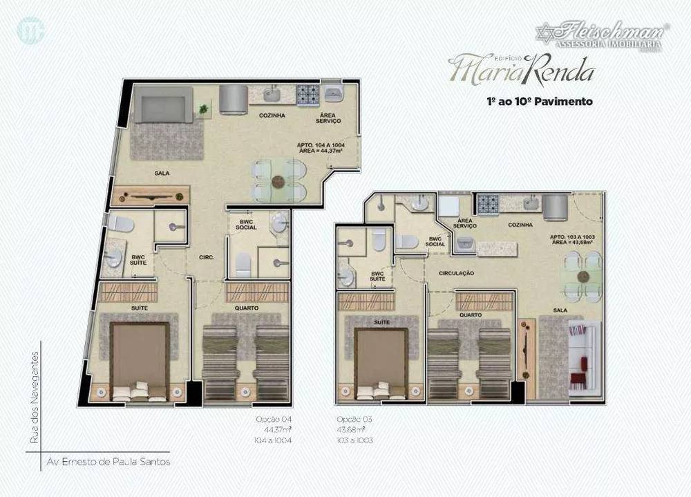 Apartamento, 2 quartos, 43 m² - Foto 10