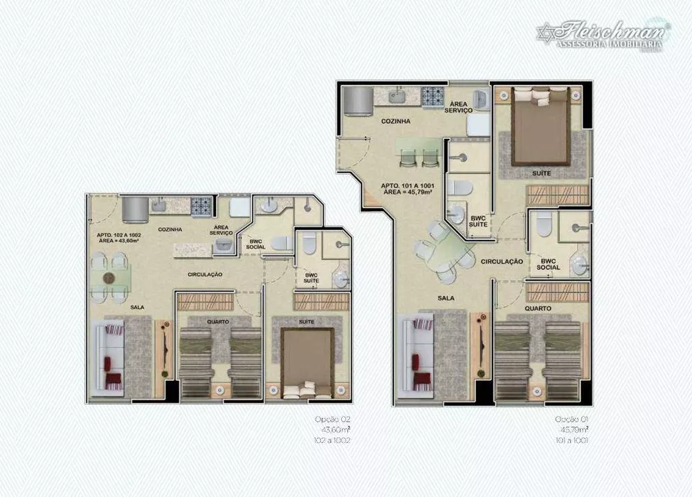 Apartamento, 2 quartos, 43 m² - Foto 11