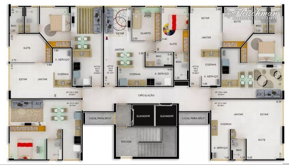Apartamento, 1 quarto, 35 m² - Foto 4