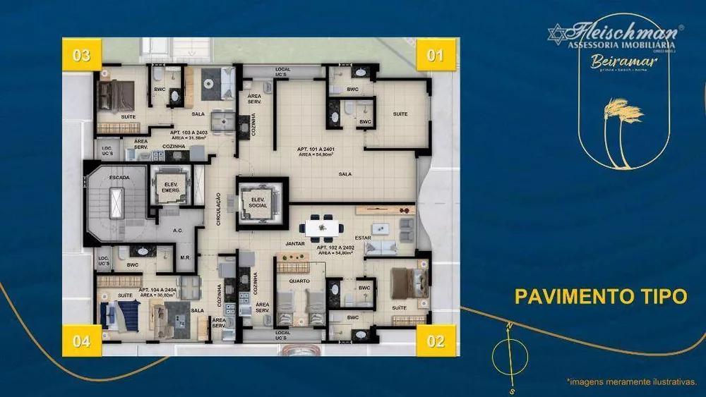 Apartamento, 2 quartos, 30 m² - Foto 14