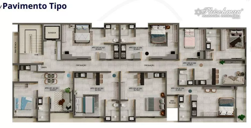 Apartamento, 2 quartos, 48 m² - Foto 14